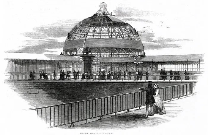 Framed Print : New York, Crystal Palace 1853 Framed Print : New York, Crystal Palace 1853