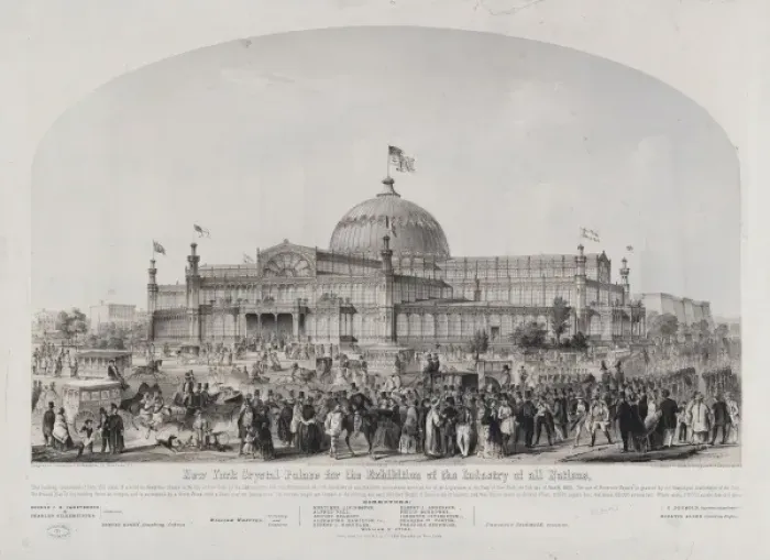 Framed Print : New York Crystal Palace for the exhibition of the industry o Framed Print : New York Crystal Palace for the exhibition of the industry o