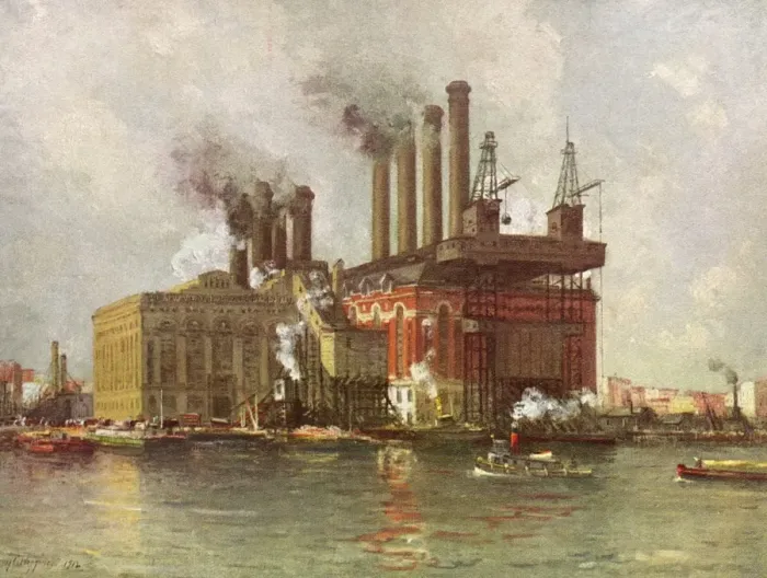 Framed Print : New York Edison Company