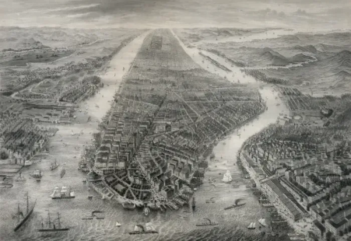 Framed Print : New York and environs Framed Print : New York and environs