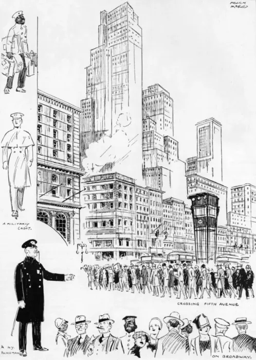 Framed Print : New York - A First Impression by Helen McKie Framed Print : New York - A First Impression by Helen McKie