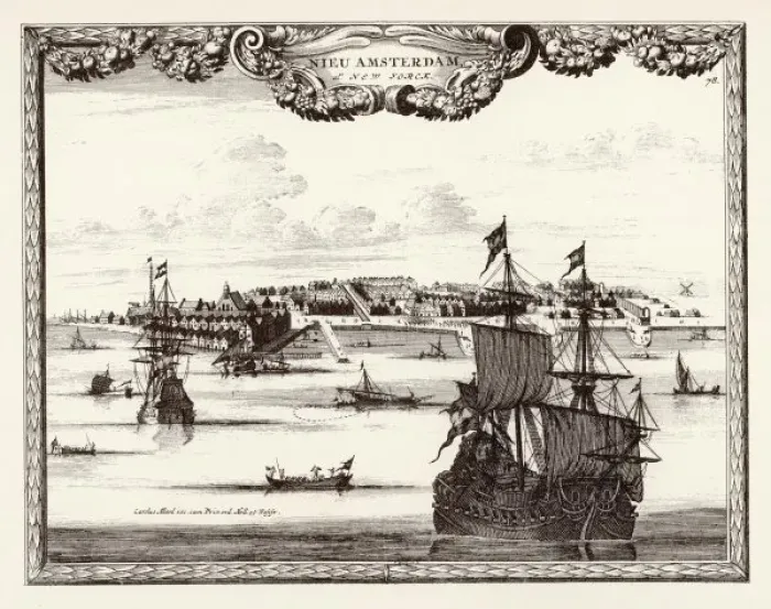 Framed Print : New York / General C1700 Framed Print : New York / General C1700
