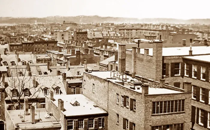 Framed Print : New York roof-tops panorama Framed Print : New York roof-tops panorama