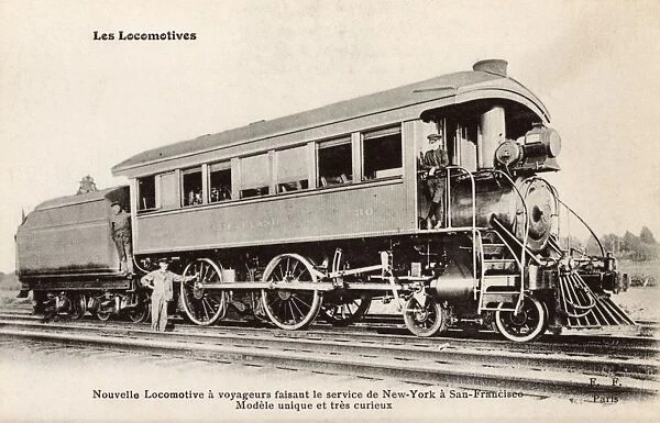New York to San Francisco route - Unusual Locomotive