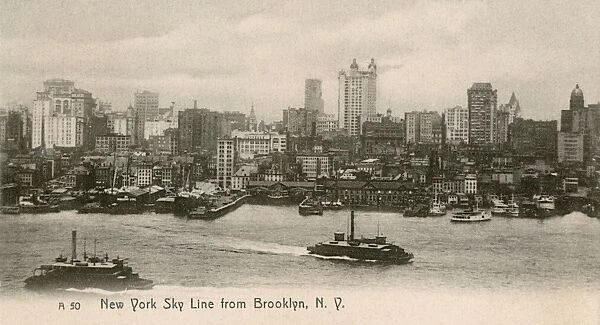 New York Skyline from Brooklyn, USA