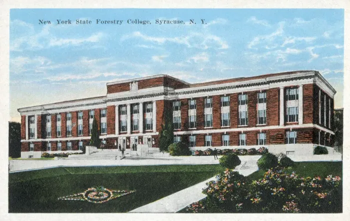 Framed Print : New York State Forestry College, Syracuse, NY, USA Date: circa 1920 Framed Print : New York State Forestry College, Syracuse, NY, USA Date: circa 1920