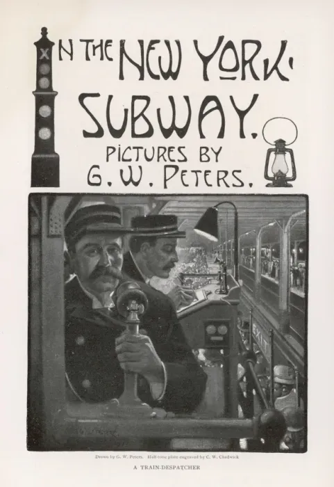 Framed Print : New York Subway / 1909 Framed Print : New York Subway / 1909