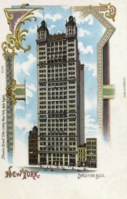 Framed Print : New York - The Syndicate Building Framed Print : New York - The Syndicate Building