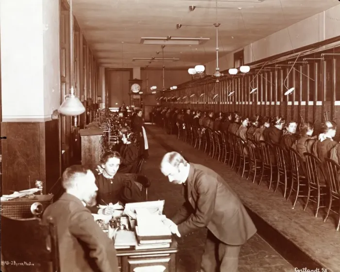 Framed Print : New York Telephone Company Exchange Framed Print : New York Telephone Company Exchange