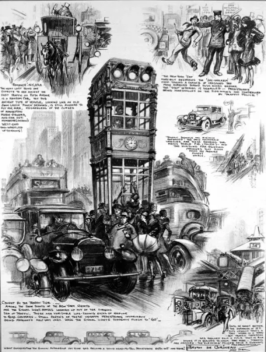 Framed Print : New York Traffic congestion Framed Print : New York Traffic congestion