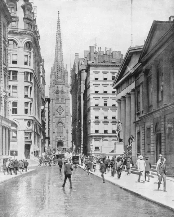Framed Print : New York  /  Wall Street