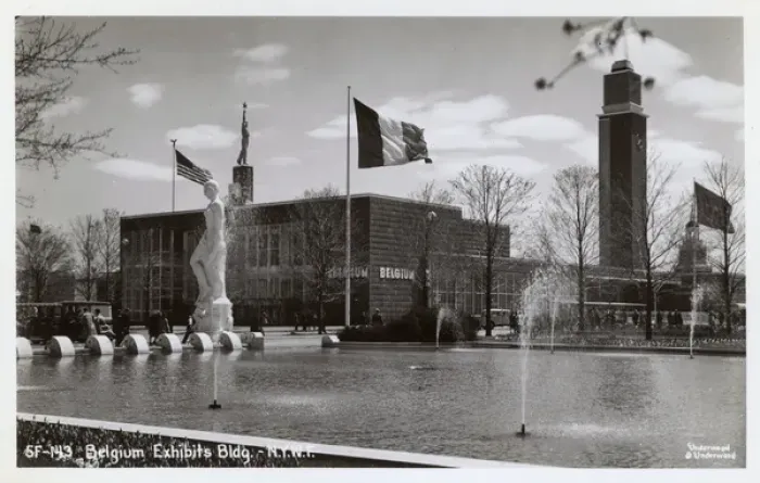 Framed Print : New York Worlds Fair - Belgium Exhibits Building Framed Print : New York Worlds Fair - Belgium Exhibits Building