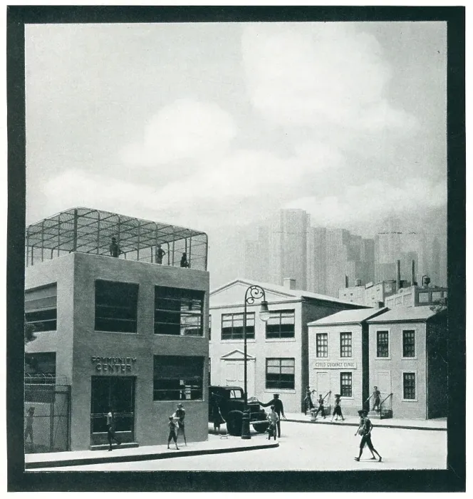 Framed Print : New York World's Fair, Child Welfare Diorama Framed Print : New York World's Fair, Child Welfare Diorama