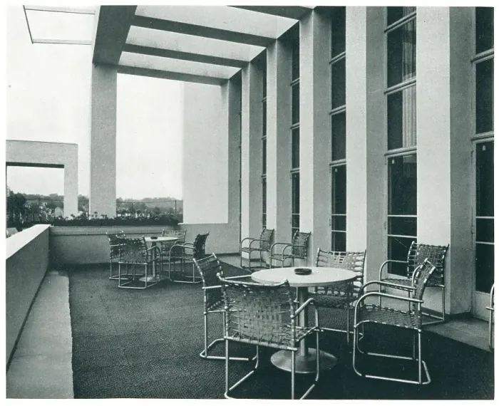 Framed Print : New York World's Fair, Dining Room Terrace Framed Print : New York World's Fair, Dining Room Terrace