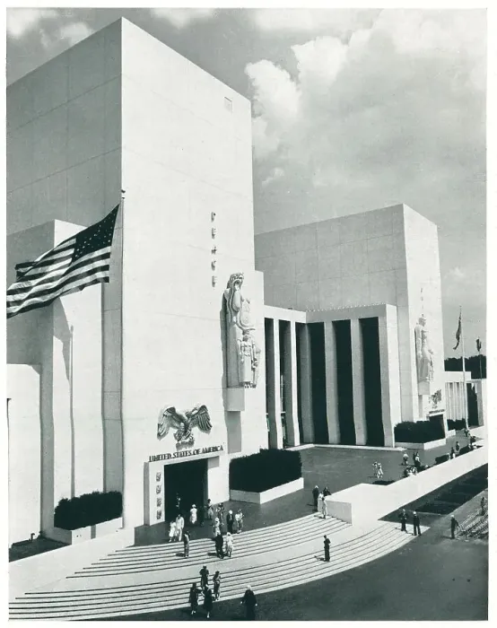 Framed Print : New York World's Fair Federal Building Framed Print : New York World's Fair Federal Building