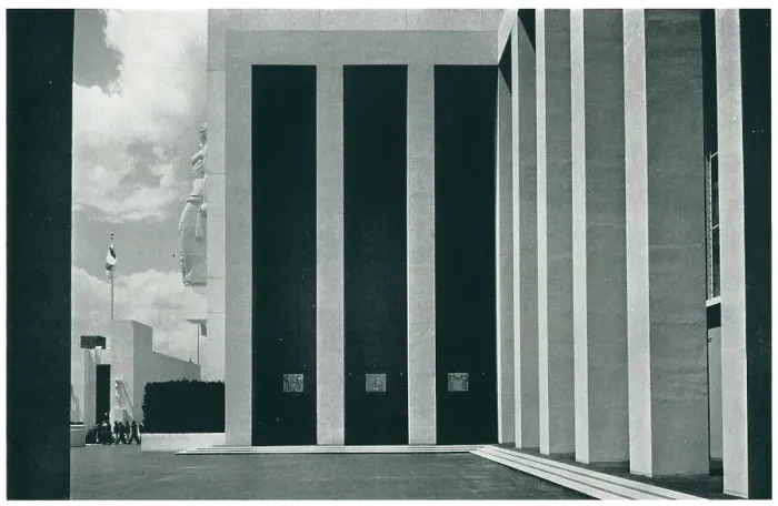 Framed Print : New York World's Fair Federal Building Terrace Framed Print : New York World's Fair Federal Building Terrace