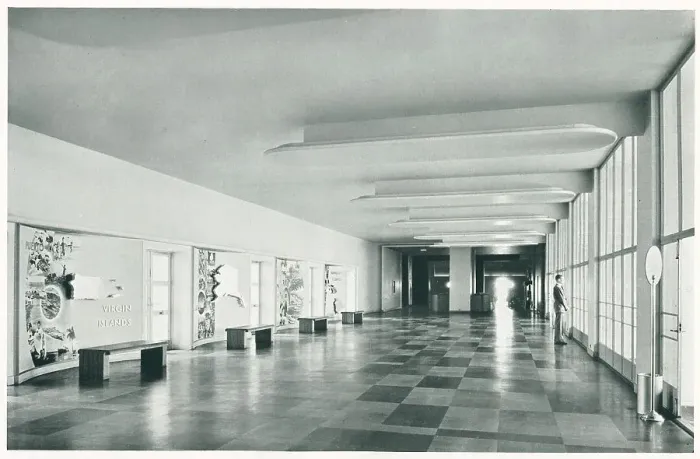 Framed Print : New York World's Fair, The Foyer Framed Print : New York World's Fair, The Foyer