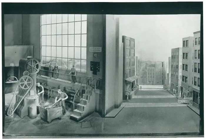 Framed Print : New York World's Fair, Labor Standards Diorama Framed Print : New York World's Fair, Labor Standards Diorama