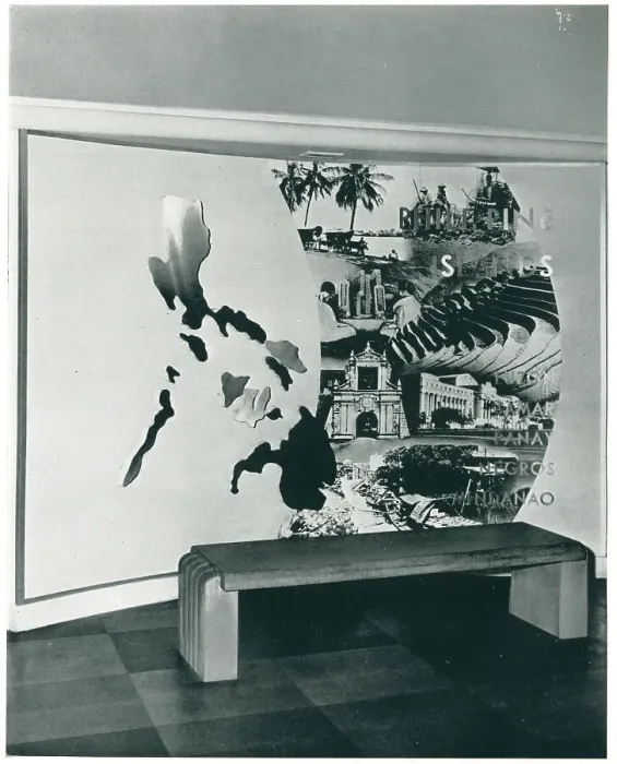 Framed Print : New York World's Fair, Territories Exhibit Panel Framed Print : New York World's Fair, Territories Exhibit Panel