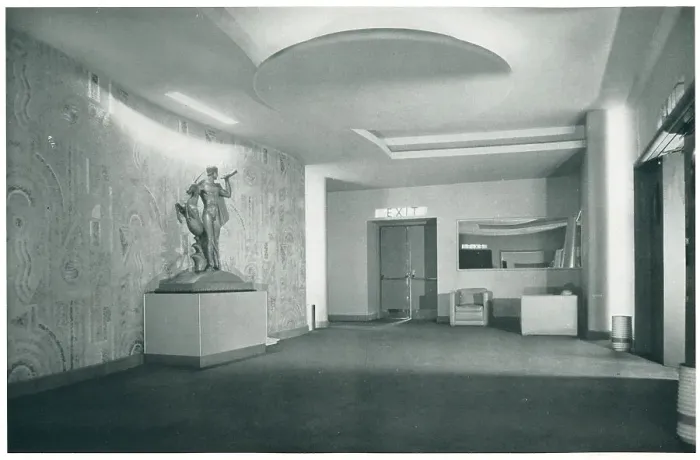 Framed Print : New York World's Fair, Theatre Foyer Framed Print : New York World's Fair, Theatre Foyer