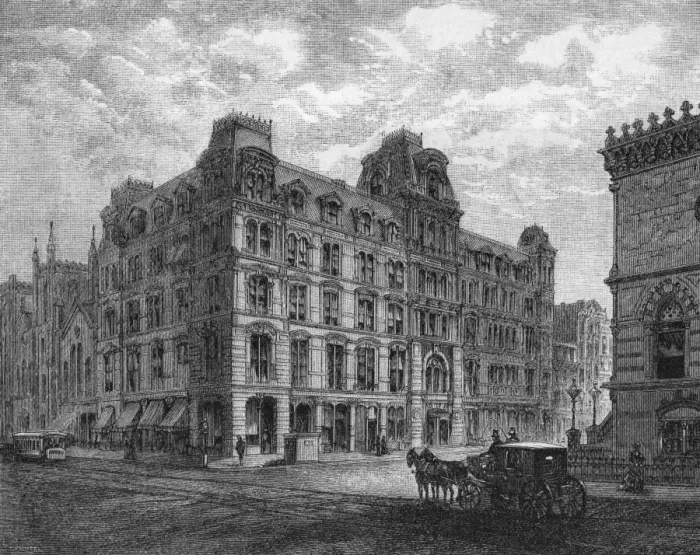 Framed Print : New York YMCA, 1882 Framed Print : New York YMCA, 1882