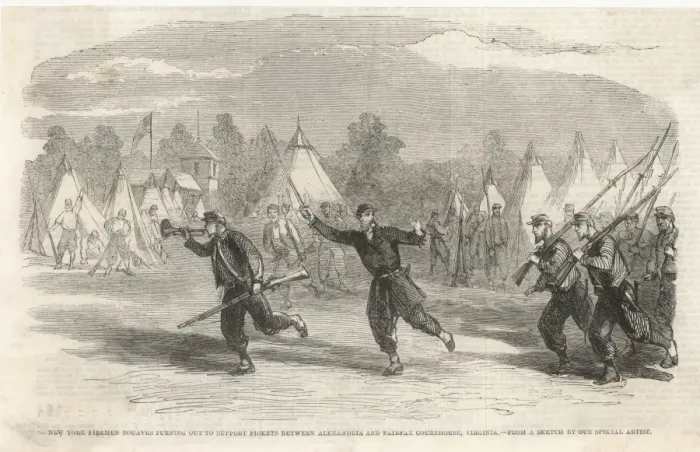 Framed Print : New York Zouaves Framed Print : New York Zouaves