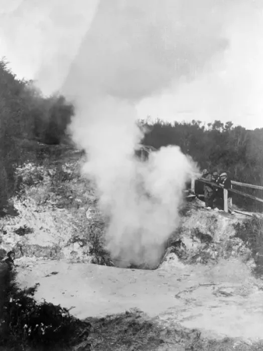 Framed Print : New Zealand Geyser Framed Print : New Zealand Geyser