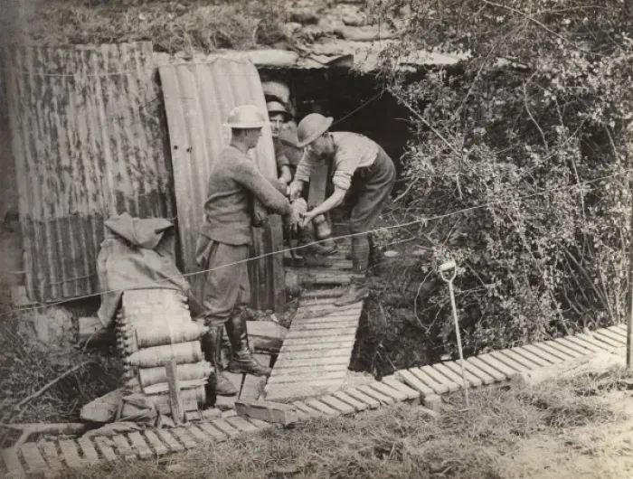Framed Print : New Zealand howitzer battery moving shells, WW1 Framed Print : New Zealand howitzer battery moving shells, WW1