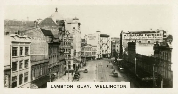 Framed Print : New Zealand - Lambton Quay, Wellington Framed Print : New Zealand - Lambton Quay, Wellington