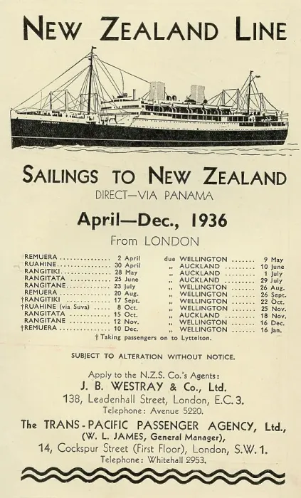 Framed Print : New Zealand Line Sailings Steam Ship Sailings Framed Print : New Zealand Line Sailings Steam Ship Sailings