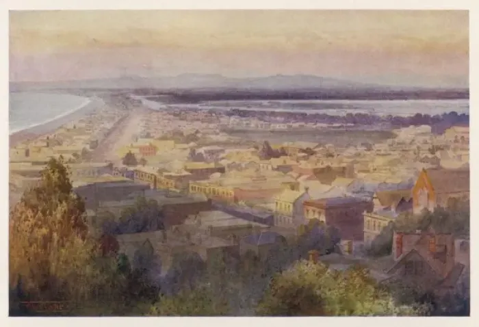 Framed Print : New Zealand / Napier 1908 Framed Print : New Zealand / Napier 1908