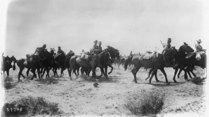 Framed Print : New Zealand troops on road to Gaza, Palestine, WW1 Framed Print : New Zealand troops on road to Gaza, Palestine, WW1