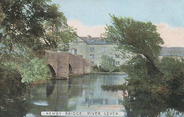 Newby Bridge, River Leven, Lancashire, England