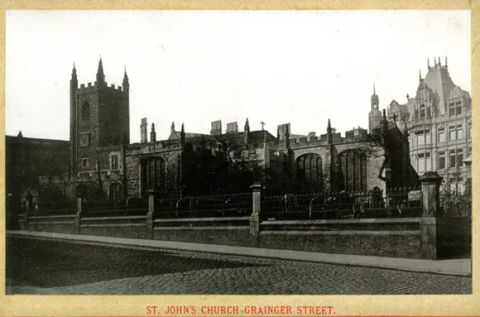 Framed Print : Newcastle Upon Tyne - St Johns Church, Grainger Street Framed Print : Newcastle Upon Tyne - St Johns Church, Grainger Street