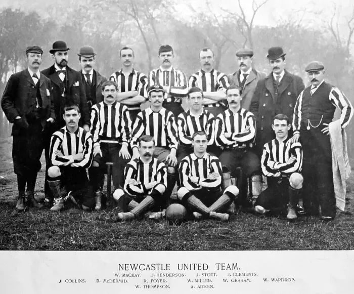 Framed Print : Newcastle United Football Team, 1890s Framed Print : Newcastle United Football Team, 1890s