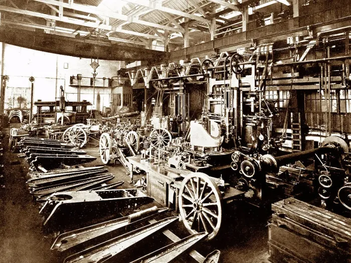 Framed Print : Newcastle-Upon-Tyne Elswick Works early 1900s Framed Print : Newcastle-Upon-Tyne Elswick Works early 1900s