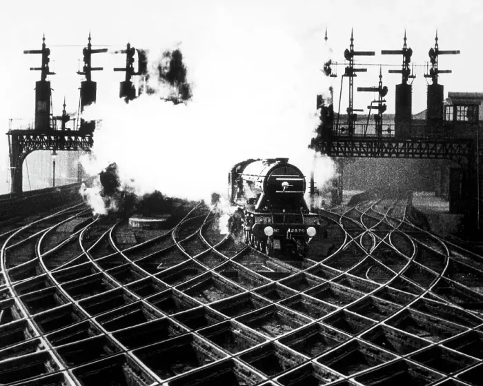 Framed Print : Newcastle-upon-Tyne LNER 2570 Tranquil probably 1930s Framed Print : Newcastle-upon-Tyne LNER 2570 Tranquil probably 1930s