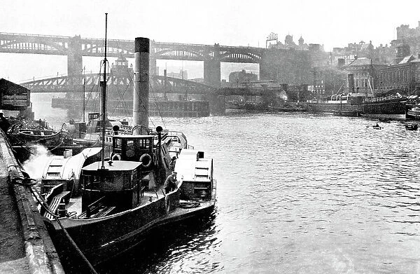 Newcastle-Upon-Tyne River Bridges early 1900s