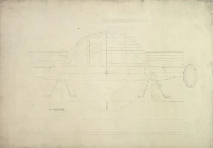 Framed Print : Newcomens engine, unidentified drawing Framed Print : Newcomens engine, unidentified drawing