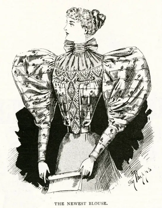 Framed Print : Newest blouse 1895 Framed Print : Newest blouse 1895