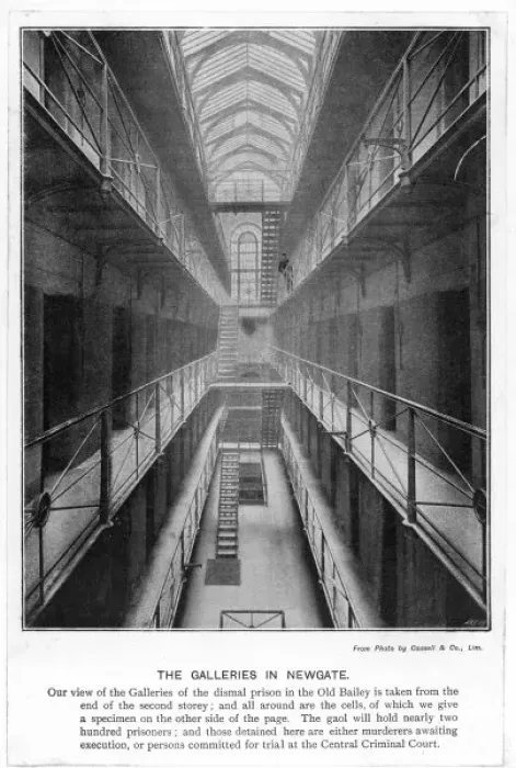 Framed Print : Newgate Prison / Galleries Framed Print : Newgate Prison / Galleries