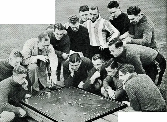 Framed Print : Newport County footballers, method of attack Framed Print : Newport County footballers, method of attack