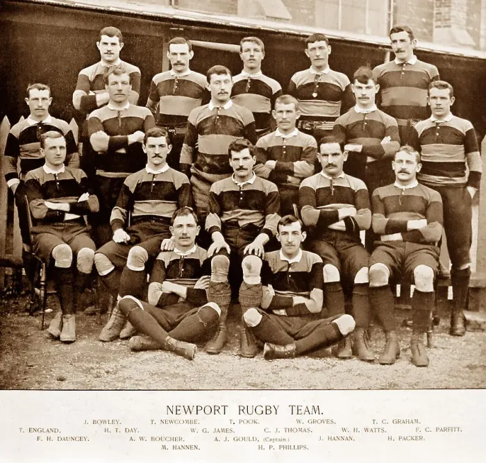 Framed Print : Newport Rugby Team in the 1890s Framed Print : Newport Rugby Team in the 1890s