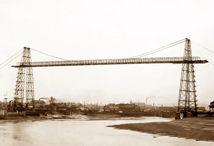 Framed Print : Newport Transporter Bridge early 1900s Framed Print : Newport Transporter Bridge early 1900s