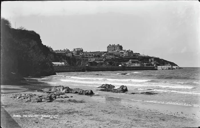 Framed Print : Newquay Beach View Framed Print : Newquay Beach View