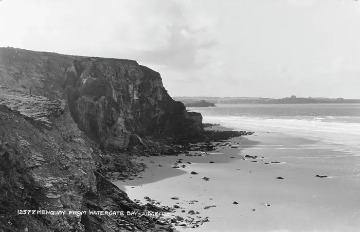 Framed Print : Newquay from Watergate Bay Framed Print : Newquay from Watergate Bay