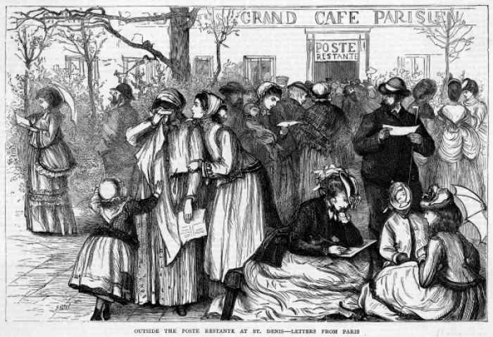 Framed Print : News from Paris Framed Print : News from Paris