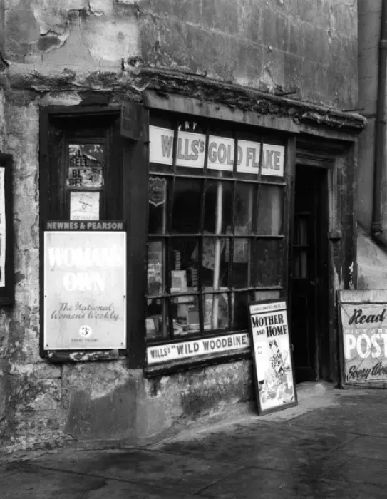 Framed Print : Newsagents 1930S Framed Print : Newsagents 1930S
