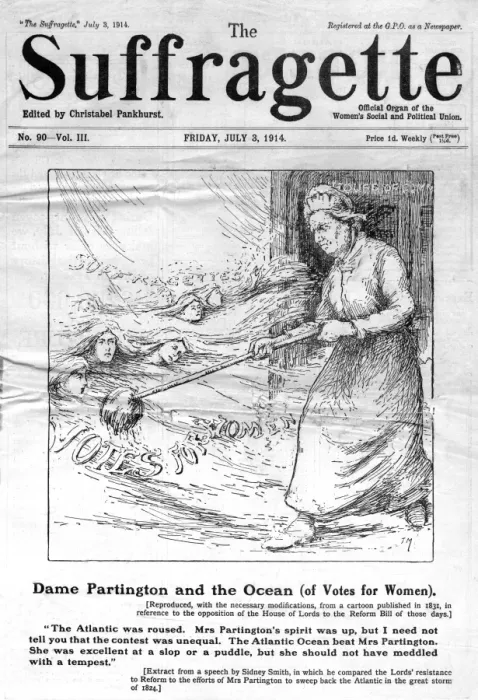 Framed Print : Newspaper / Suffragette Framed Print : Newspaper / Suffragette