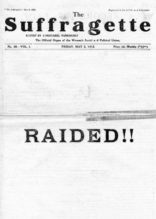 Framed Print : Newspaper / Suffragette Framed Print : Newspaper / Suffragette